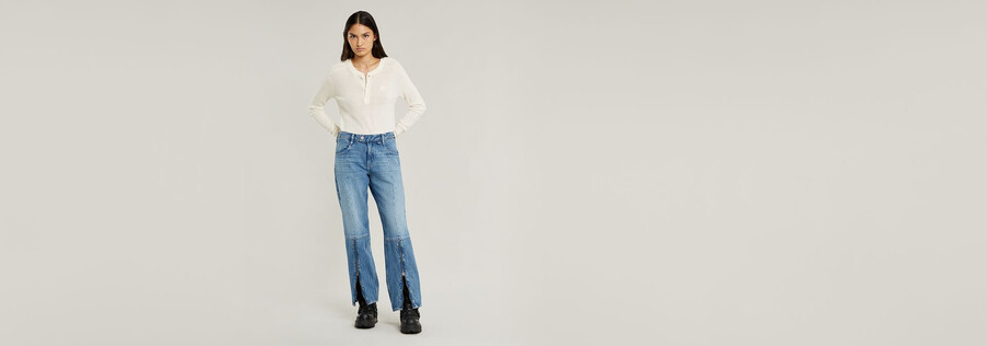judee biker low waist loose jeans