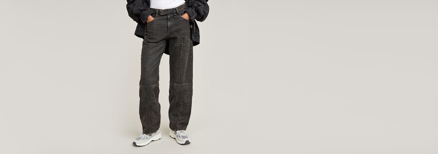 judee biker low waist loose jeans
