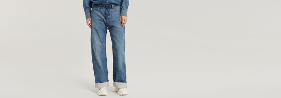 bowey lined loose jeans