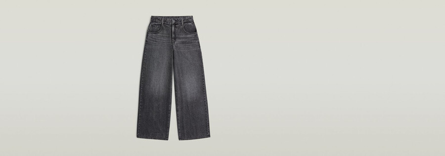 skater long pocket high loose jeans