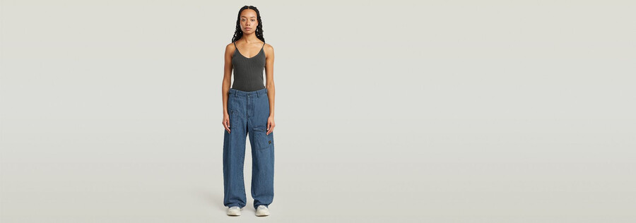 belted cargo loose 2.0 jeans