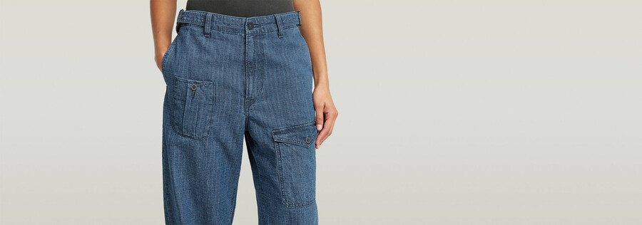 belted cargo loose 2.0 jeans