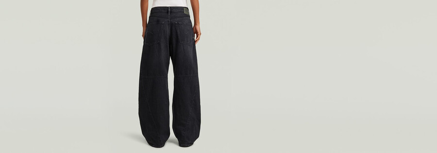 contor wide pleat jeans