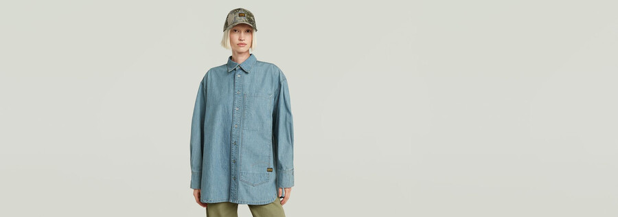 long pocket maxi shirt