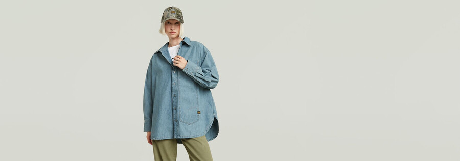 long pocket maxi shirt