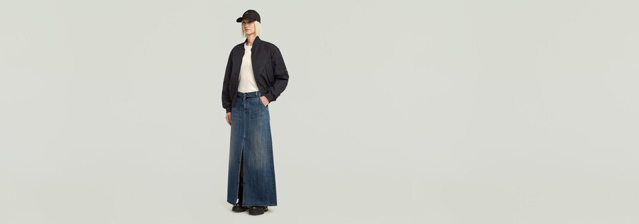 baggy maxi skirt