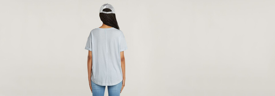 rolled up sleeve boyfriend top