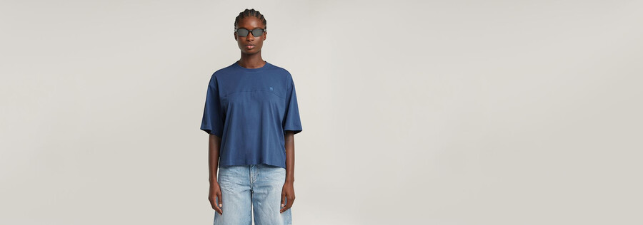 horizontal seam loose top