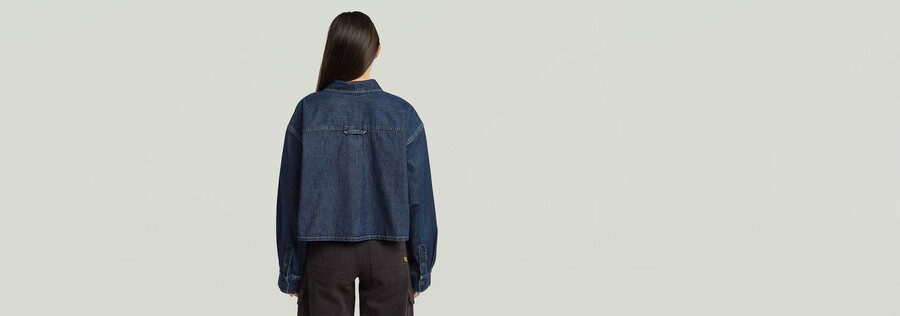 boxy 2-pocket overshirt
