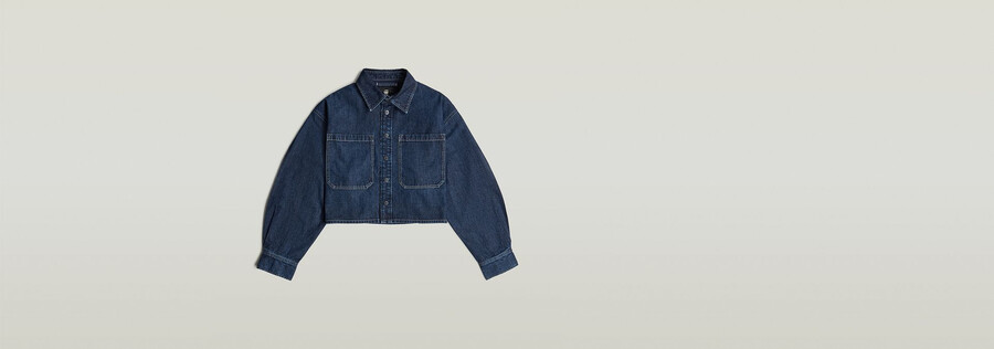 boxy 2-pocket overshirt