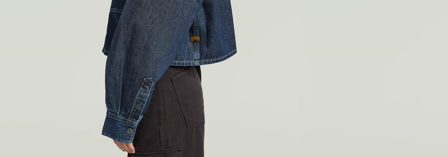 boxy 2-pocket overshirt