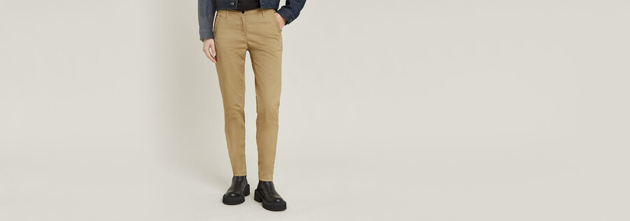 bronson mid waist skinny chino