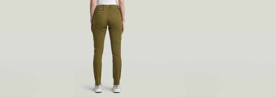 blossite g-shape army high skinny pants
