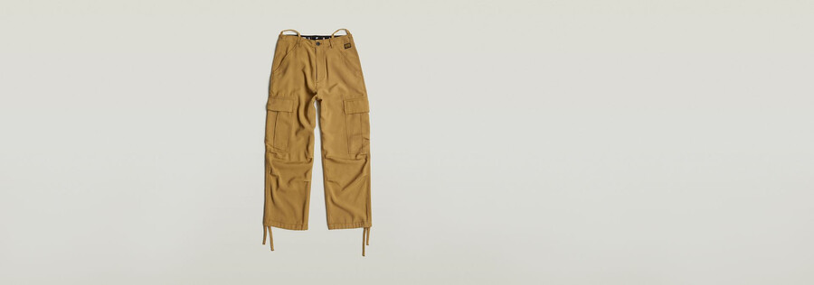 cargo cropped drawcord pants