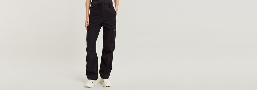 high waist cargo pants