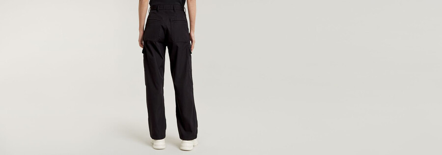 high waist cargo pants
