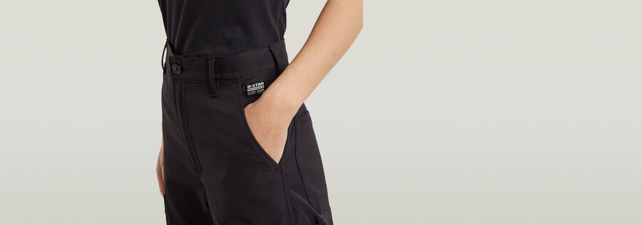 high waist cargo pants