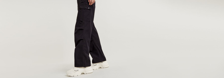high waist cargo pants