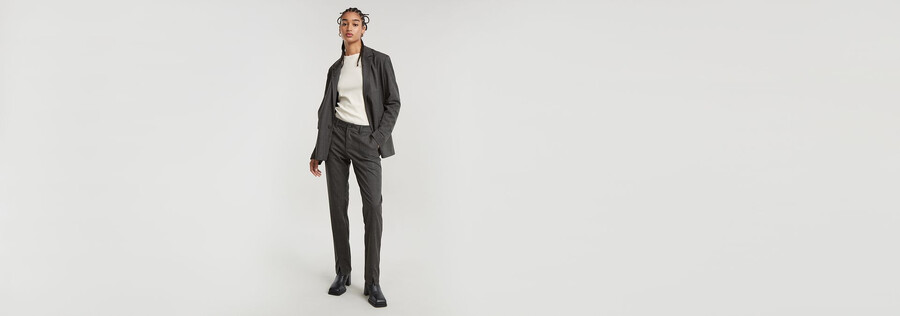 front slit chino