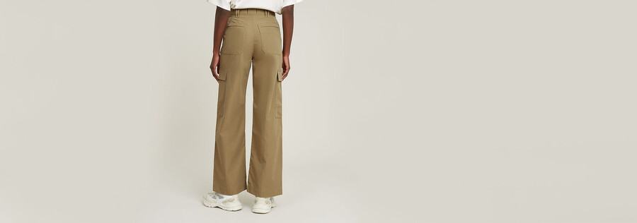 high waist cargo pants