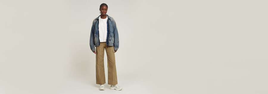 high waist cargo pants