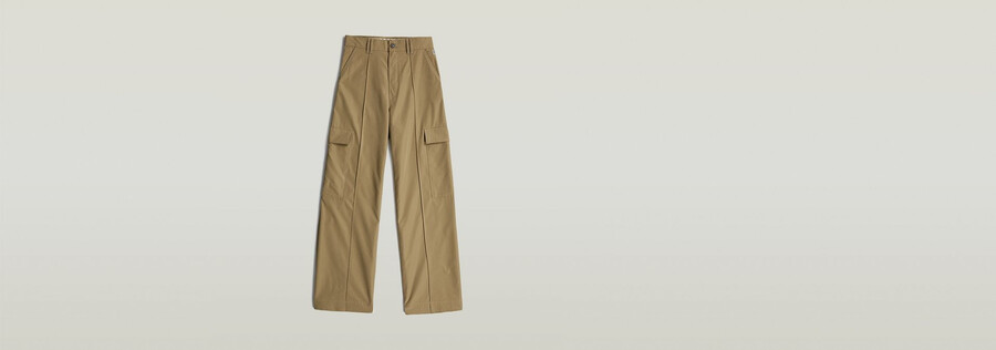 high waist cargo pants