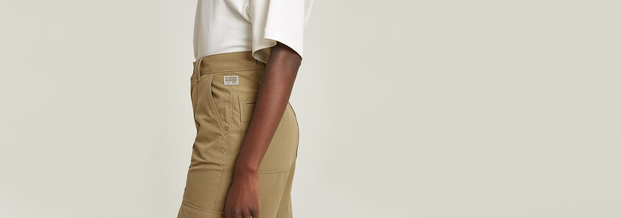 high waist cargo pants