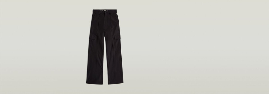 high waist cargo pants