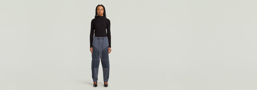 tone on tone cargo pants