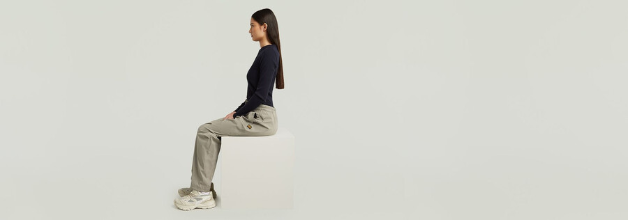 relaxed light pants