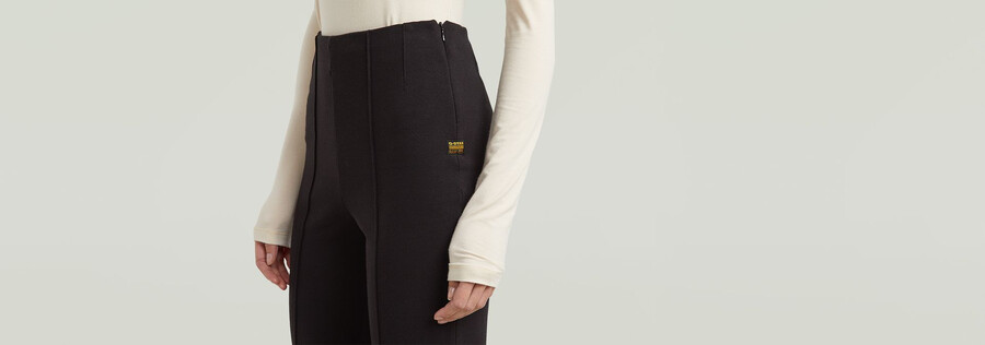 biker zip legging
