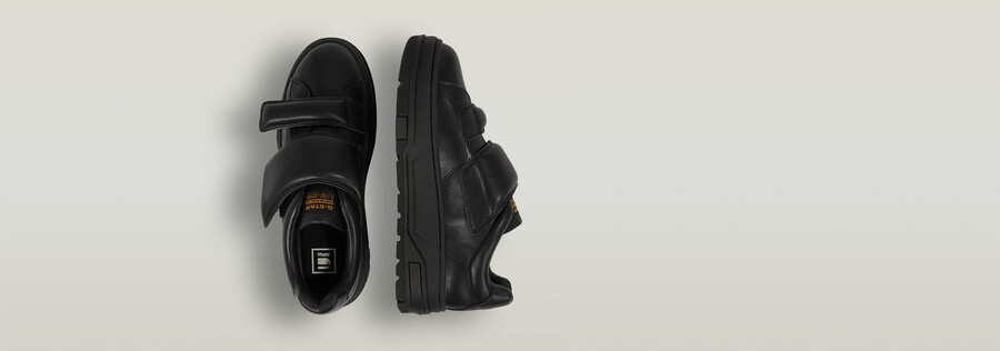 lhana ii velcro leather sneakers