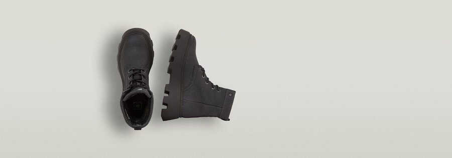 kate ii high canvas boots