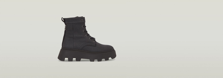 kate ii high canvas boots