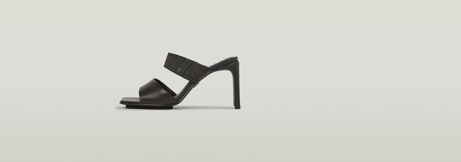 darcy leather mule