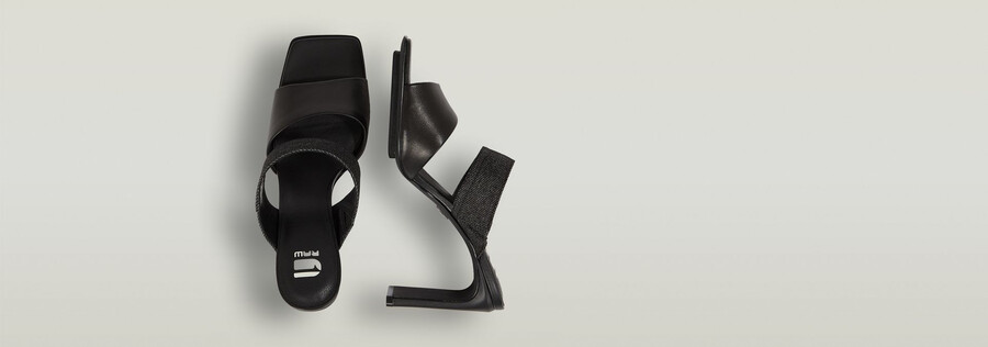 darcy leather mule