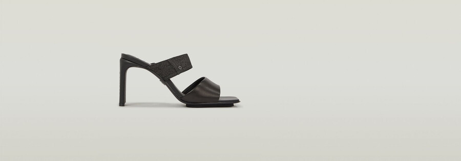 darcy leather mule