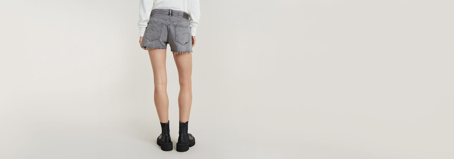 true shorts raw edge
