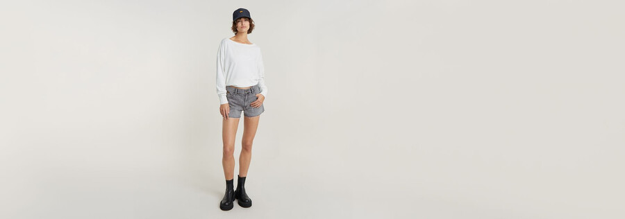 true shorts raw edge