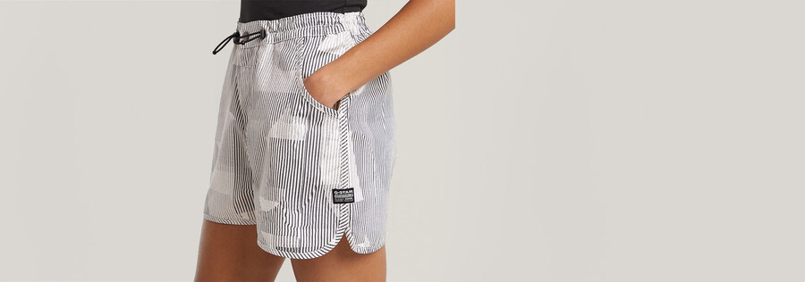 woven running shorts
