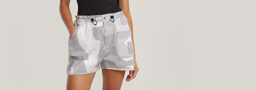 woven running shorts