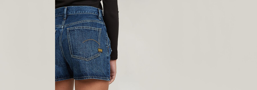 micro denim skort
