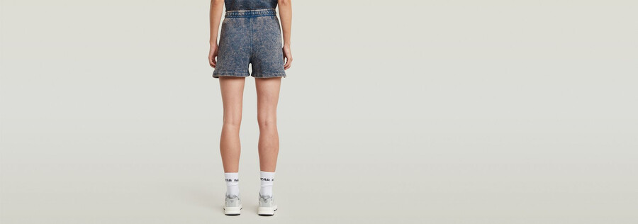overdyed sweat shorts