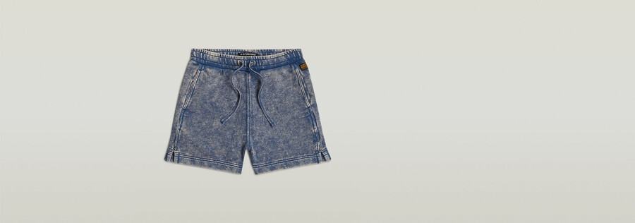 overdyed sweat shorts