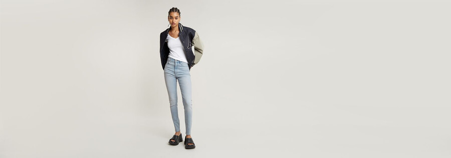 kafey ultra high skinny jeans