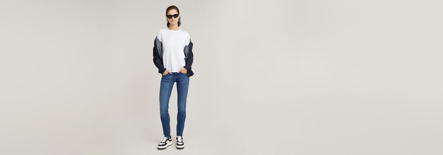 lynn mid skinny jeans