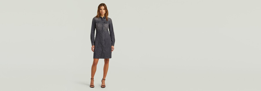 tacoma slim flare dress