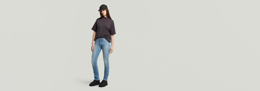 midge slim straight jeans