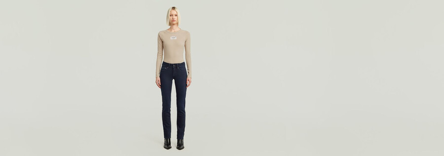midge slim straight jeans