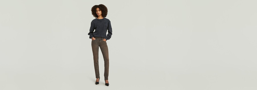 midge slim straight jeans